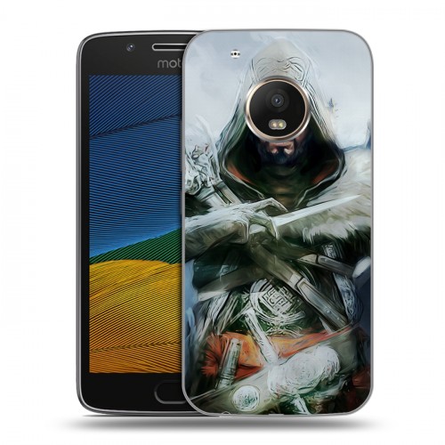 Дизайнерский пластиковый чехол для Lenovo Moto G5 Assassins Creed