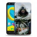 Дизайнерский пластиковый чехол для Alcatel U5 Assassins Creed