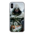 Дизайнерский силиконовый чехол для Iphone x10 Assassins Creed