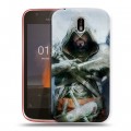 Дизайнерский пластиковый чехол для Nokia 1 Assassins Creed