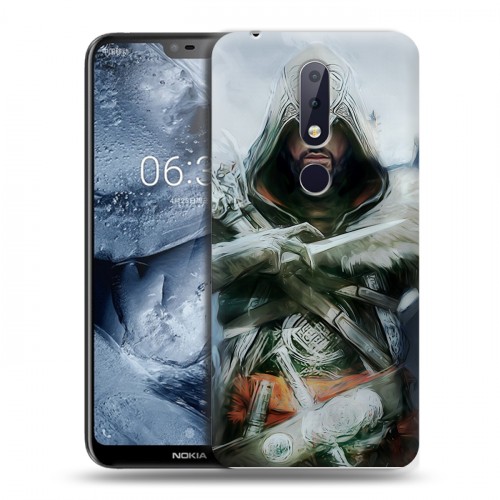 Дизайнерский пластиковый чехол для Nokia 6.1 Plus Assassins Creed