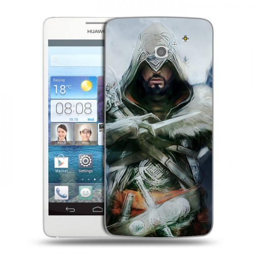 Дизайнерский пластиковый чехол для Huawei Ascend D2 Assassins Creed