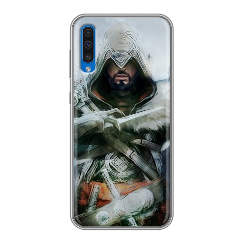 Дизайнерский силиконовый чехол для Samsung Galaxy A50 Assassins Creed