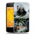 Дизайнерский пластиковый чехол для LG Google Nexus 4 Assassins Creed