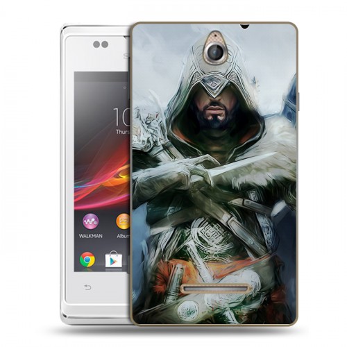 Дизайнерский пластиковый чехол для Sony Xperia E Assassins Creed