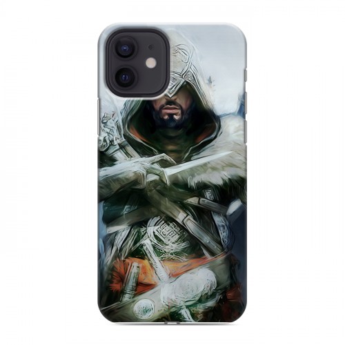 Дизайнерский силиконовый чехол для Iphone 12 Assassins Creed