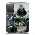 Дизайнерский пластиковый чехол для HTC Desire 500 Assassins Creed