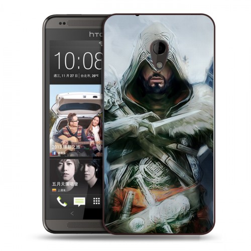 Дизайнерский пластиковый чехол для HTC Desire 700 Assassins Creed