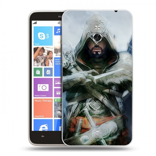 Дизайнерский пластиковый чехол для Nokia Lumia 1320 Assassins Creed