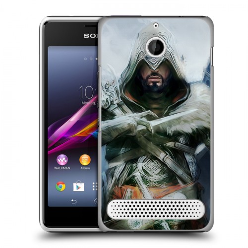 Дизайнерский силиконовый чехол для Sony Xperia E1 Assassins Creed