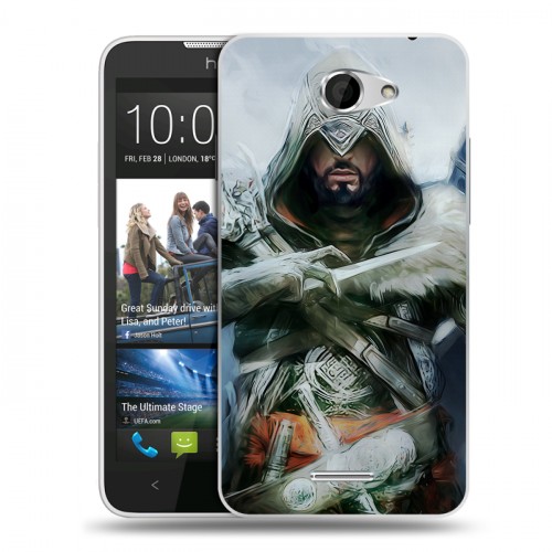 Дизайнерский пластиковый чехол для HTC Desire 516 Assassins Creed