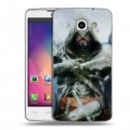 Дизайнерский пластиковый чехол для LG L60 Assassins Creed