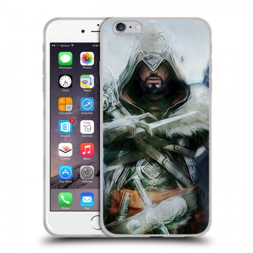 Дизайнерский силиконовый чехол для Iphone 6 Plus/6s Plus Assassins Creed