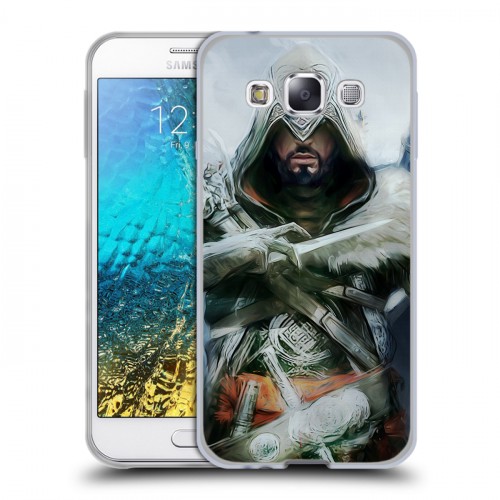 Дизайнерский пластиковый чехол для Samsung Galaxy E5 Assassins Creed