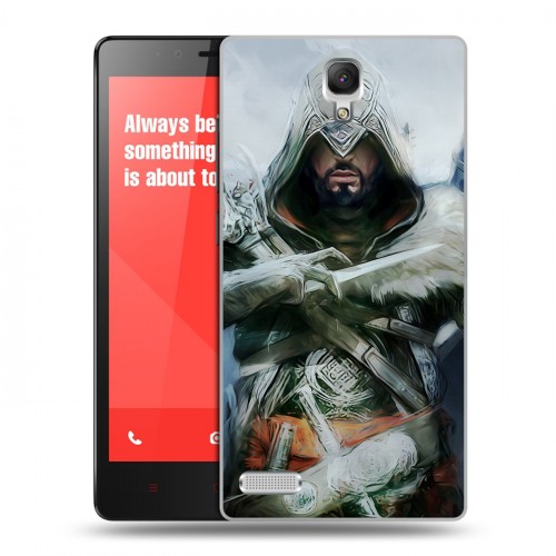 Дизайнерский силиконовый чехол для Xiaomi RedMi Note Assassins Creed