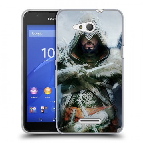 Дизайнерский пластиковый чехол для Sony Xperia E4g Assassins Creed