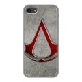 Дизайнерский силиконовый с усиленными углами чехол для Iphone 7 Assassins Creed