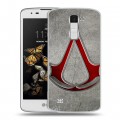 Дизайнерский пластиковый чехол для LG K8 Assassins Creed