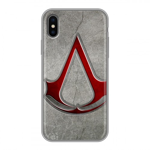 Дизайнерский силиконовый чехол для Iphone x10 Assassins Creed