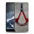 Дизайнерский пластиковый чехол для Nokia 5.1 Assassins Creed