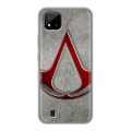 Дизайнерский силиконовый с усиленными углами чехол для Realme C20 Assassins Creed