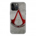 Дизайнерский силиконовый с усиленными углами чехол для Iphone 14 Pro Max Assassins Creed