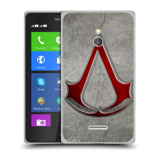 Дизайнерский силиконовый чехол для Nokia XL Assassins Creed