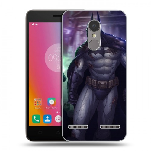 Дизайнерский силиконовый чехол для Lenovo K6 Batman игра