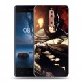 Дизайнерский пластиковый чехол для Nokia 8 Batman игра