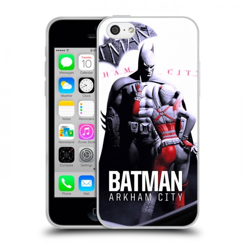 Дизайнерский пластиковый чехол для Iphone 5c Batman игра