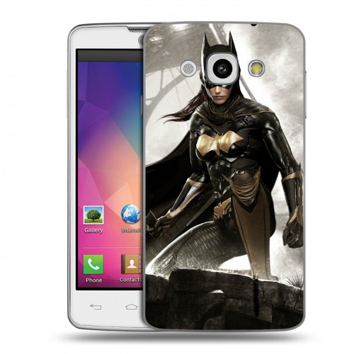 Дизайнерский пластиковый чехол для LG L60 Batman игра