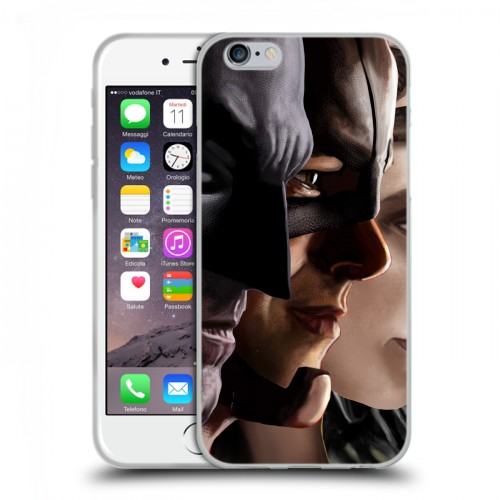 Дизайнерский пластиковый чехол для Iphone 6/6s Batman игра