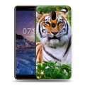 Дизайнерский пластиковый чехол для Nokia 7 Plus Тигры