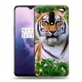 Дизайнерский пластиковый чехол для OnePlus 7 Тигры