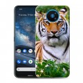 Дизайнерский силиконовый чехол для Nokia 8.3 Тигры