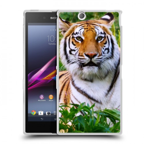 Дизайнерский пластиковый чехол для Sony Xperia Z Ultra  Тигры