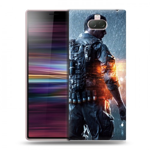 Дизайнерский силиконовый чехол для Sony Xperia 10 Battlefield