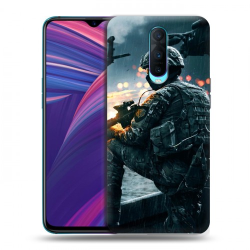 Дизайнерский пластиковый чехол для OPPO RX17 Pro Battlefield