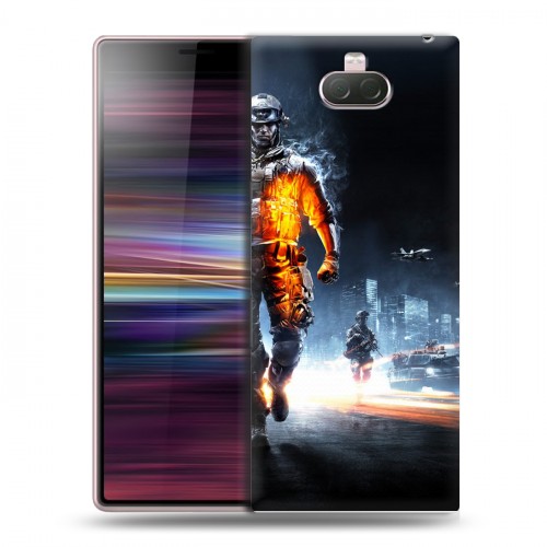 Дизайнерский силиконовый чехол для Sony Xperia 10 Battlefield