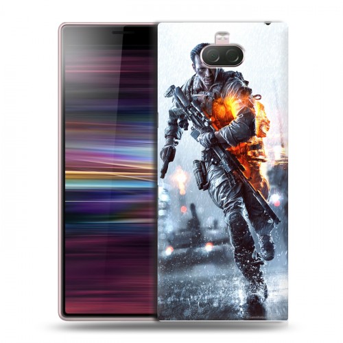 Дизайнерский силиконовый чехол для Sony Xperia 10 Battlefield