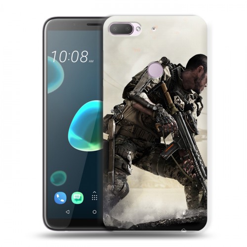 Дизайнерский пластиковый чехол для HTC Desire 12 Plus Call of duty