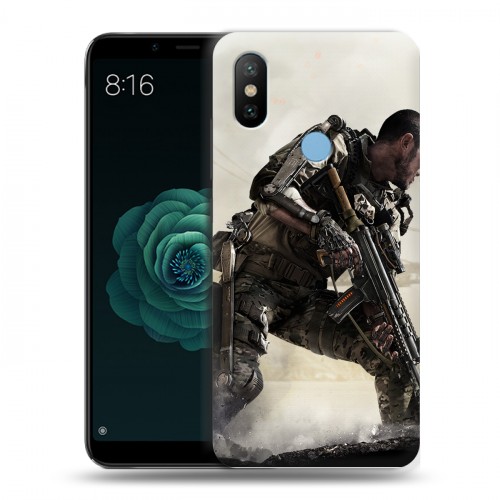 Дизайнерский силиконовый чехол для Xiaomi Mi A2 Call of duty