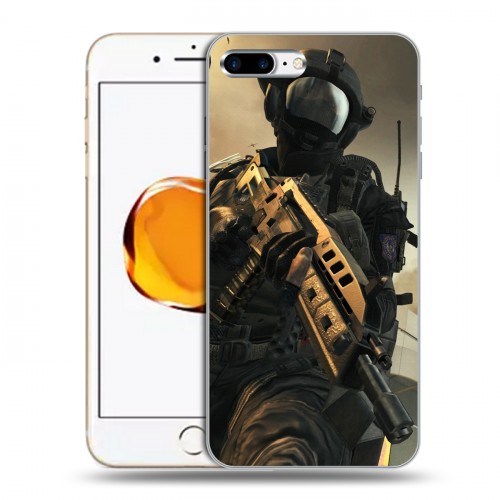 Дизайнерский силиконовый чехол для Iphone 7 Plus / 8 Plus Call of duty