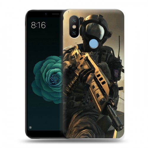 Дизайнерский силиконовый чехол для Xiaomi Mi A2 Call of duty