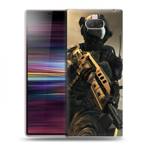 Дизайнерский силиконовый чехол для Sony Xperia 10 Call of duty