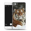 Дизайнерский пластиковый чехол для Lenovo S90 Тигры