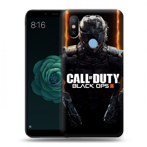 Дизайнерский силиконовый чехол для Xiaomi Mi A2 Call of duty