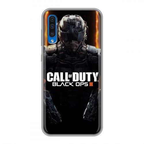 Дизайнерский пластиковый чехол для Samsung Galaxy A50 Call of duty