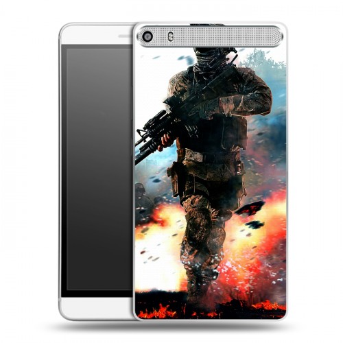 Дизайнерский пластиковый чехол для Lenovo Phab Plus Call of duty