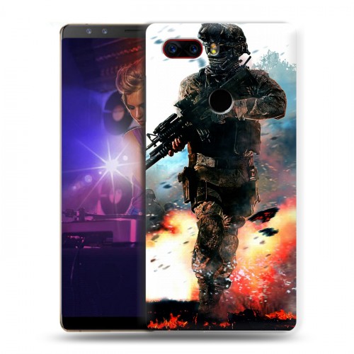 Дизайнерский пластиковый чехол для ZTE Nubia Z17S Call of duty